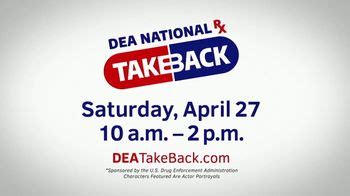 US Drug Enforcement Administration (DEA) TV Spot, '2019 DEA Takeback Day'