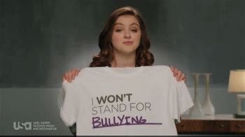 USA Network TV commercial - Stand up to Bullying feat Ariel Winter