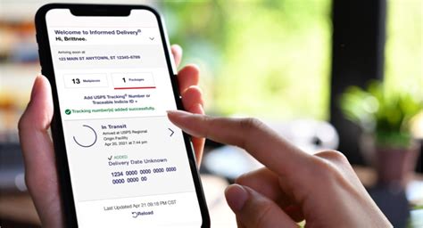 USPS Real-Time Delivery Notifications