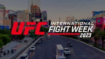 Ultimate Fighting Championship TV Spot, '2023 UFC International Fight Week'