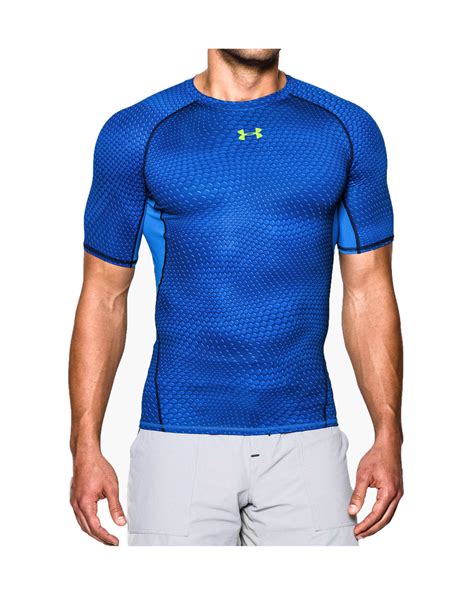 Under Armour Mens HeatGear Short Sleeve Compression Shirt logo