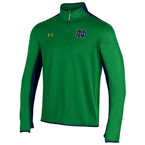 Under Armour Notre Dame Fighting Irish Daytona Quarter-Zip Pullover Jacket logo