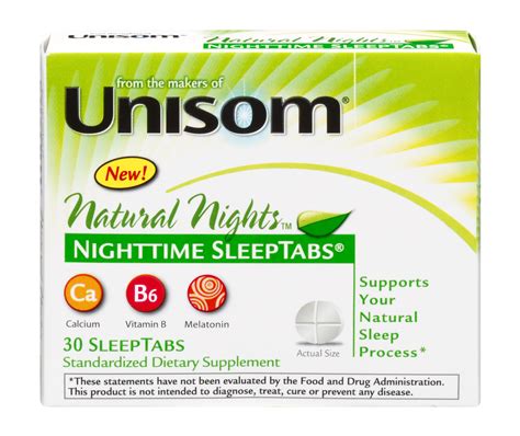 Unisom Natural Nights logo