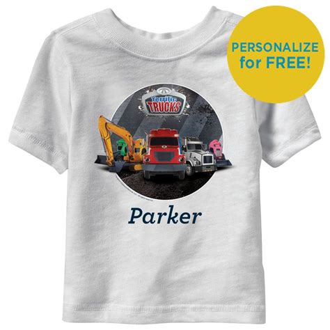 Universal Kids Terrific Trucks Toddler T-Shirt logo