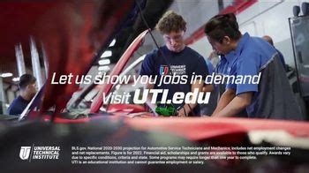 Universal Technical Institute (UTI) TV Spot, 'Less Than a Year: Jobs in Demand'