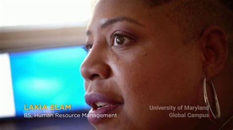 University of Maryland Global Campus TV commercial - Lakia: Human Resources