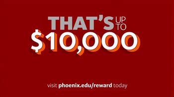 University of Phoenix Scholarship Reward Program TV commercial