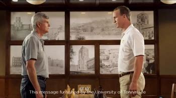 University of Tennessee TV commercial - Big Orange Big Ideas Ft. Peyton Manning