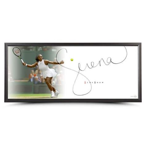 Upper Deck Store Serena Williams Autographed The Show 