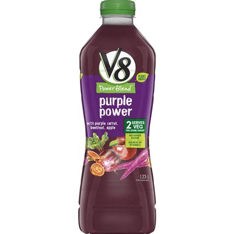 V8 Juice Purple Power logo