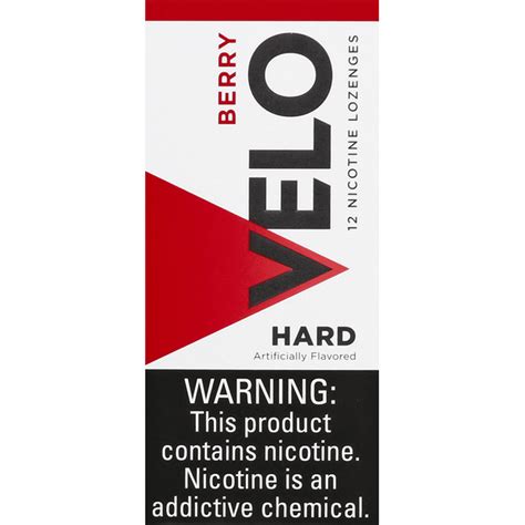 VELO Hard Nicotine Berry Lozenge logo