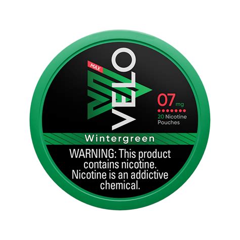 VELO Nicotine Pouch Max Wintergreen