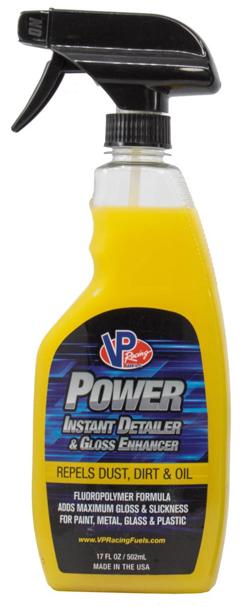 VP Racing Fuels Power Instant Detailer & Gloss Enhancer Spray logo