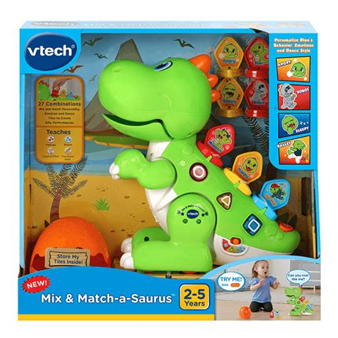 VTech Mix & Match-a-Saurus tv commercials