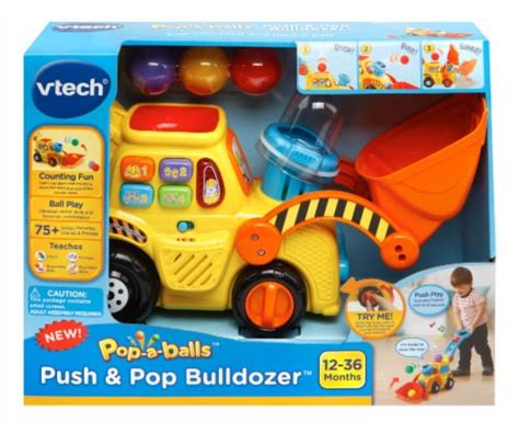 VTech Pop-a-Balls Push and Pop Bulldozer