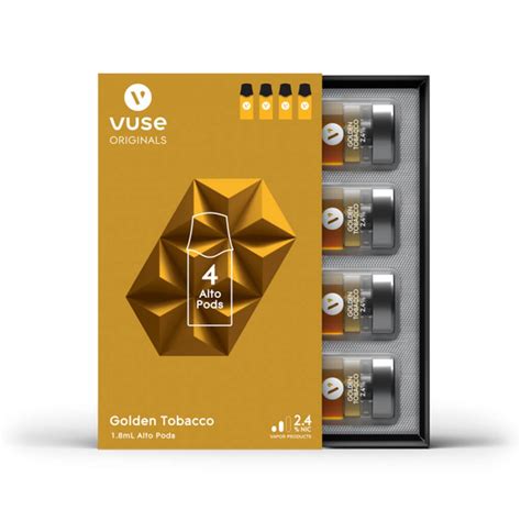 VUSE Golden Tobacco Alto Flavor Pack logo