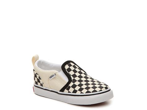 Vans Asher Kids' Party Check Slip-On Sneaker tv commercials