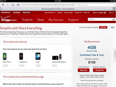 Verizon Share Everything Plan tv commercials
