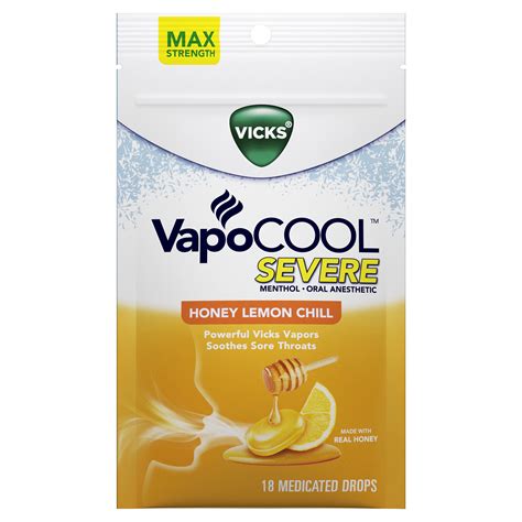 Vicks Honey Lemon Chill VapoCOOL Severe Drops