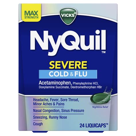 Vicks NyQuil Severe Cold & Flu tv commercials