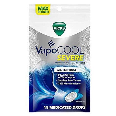 Vicks VapoCOOL Drops Severe Winterfrost