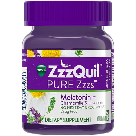 Vicks ZzzQuil PURE Zzzs Melatonin Gummies