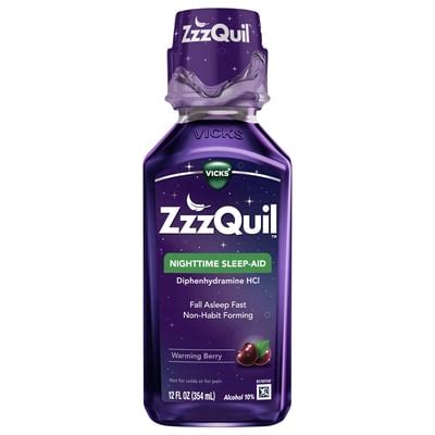 Vicks ZzzQuil ZzzQuil Warming Berry Liquid