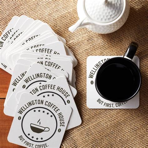 Vistaprint Paper Coasters logo