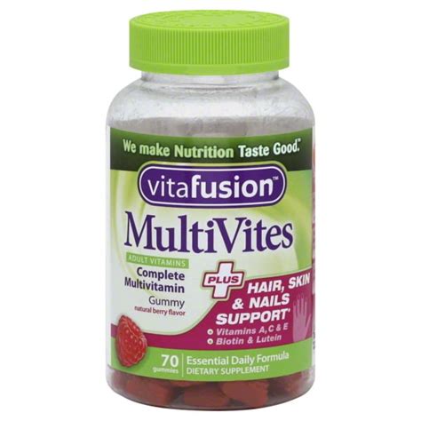 VitaFusion MultiVites Hair, Skin, & Nails Support logo