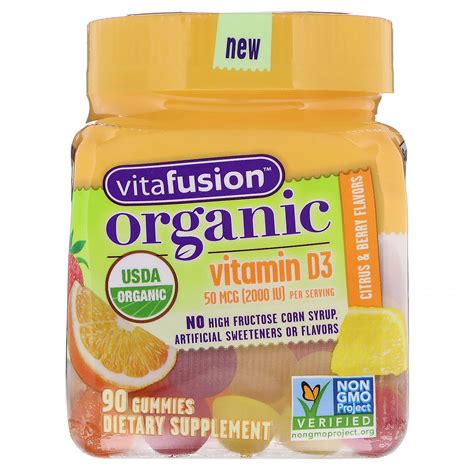 VitaFusion Organic Vitamin D3