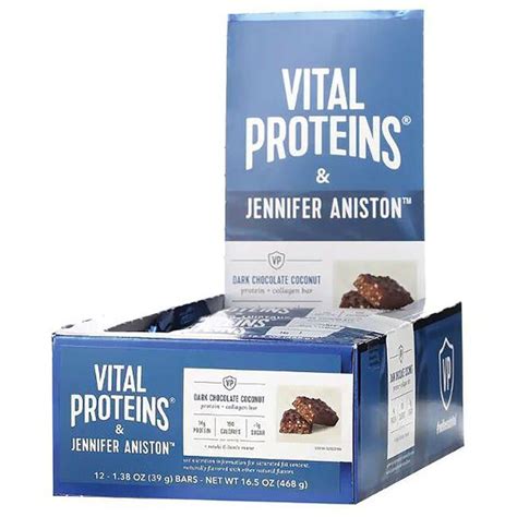 Vital Proteins Dark Chocolate Coconut Protein and Collagen Bar logo