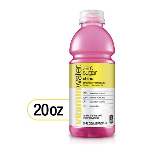 Vitaminwater Shine Strawberry Lemonade logo