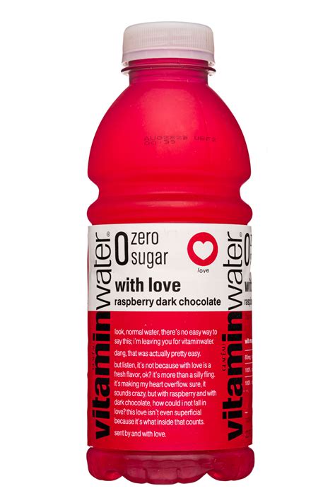 Vitaminwater Zero Sugar With Love Raspberry Dark Chocolate