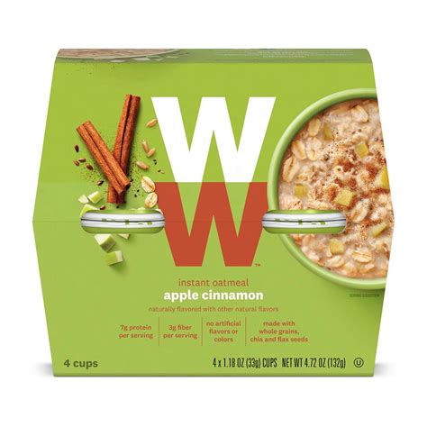 WW Oatmeal Apple Cinnamon