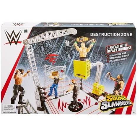 WWE (Mattel) Sound Slammers Destruction Zone Playset logo
