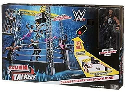 WWE (Mattel) Tough Talkers Championship Takedown Ring