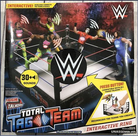 WWE (Mattel) Tough Talkers Interactive Ring Playset logo