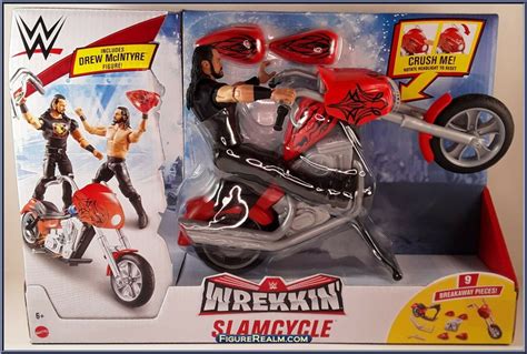 WWE (Mattel) WWE Wrekkin Slamcycle Drew McIntyre Figure logo