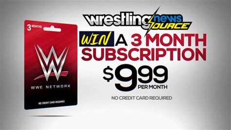 WWE Network 3-Month Subscription Gift Card logo