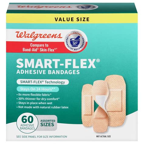 Walgreens Smart-Flex Adhesive Bandages logo