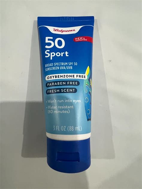 Walgreens Sunscreen Sport 50 Lotion