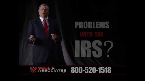 Wall And Associates TV Commercial For IRS Trouble created for Wall & Associates