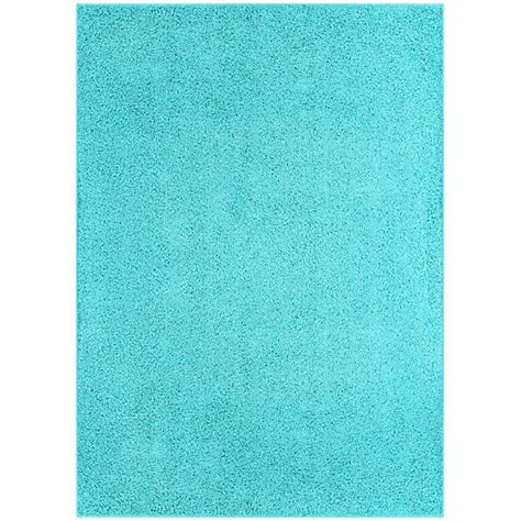 Walmart Solid Olefin Shag Area Rug or Runner Collection logo