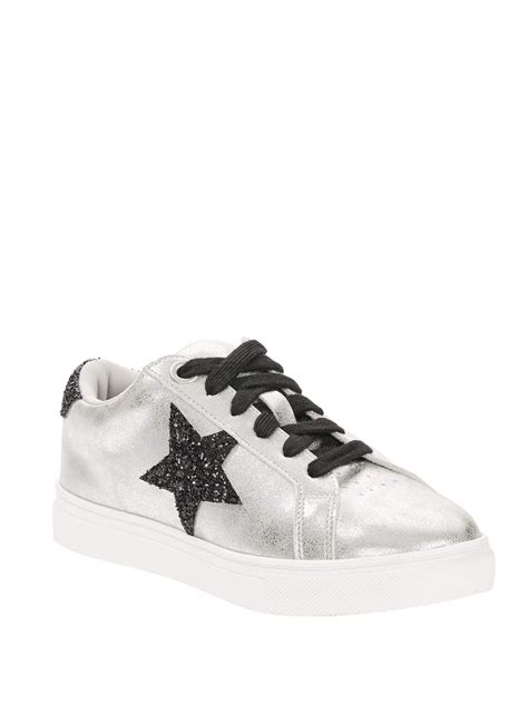 Walmart Wonder Nation Girls' Star Casual Court Sneaker