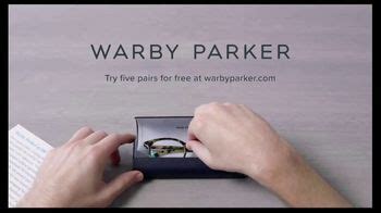 Warby Parker TV commercial - Hinge Test