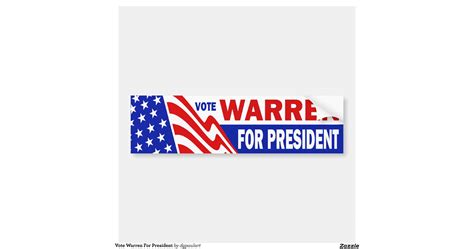 Warren for President logo