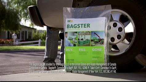 Waste Management Bagster Bag TV commercial - Dumpster in a Bag