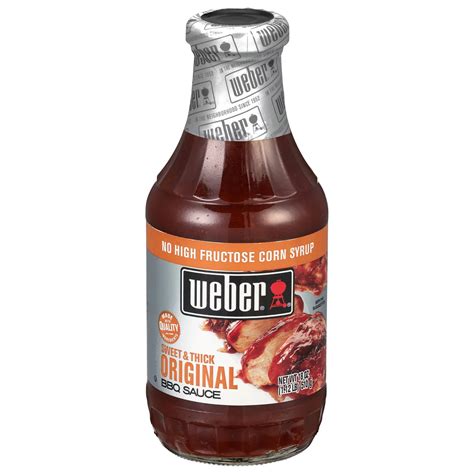 Weber Original Real Molasses BBQ Sauce logo