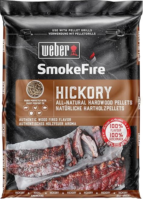 Weber SmokeFire Hickory Pellets logo