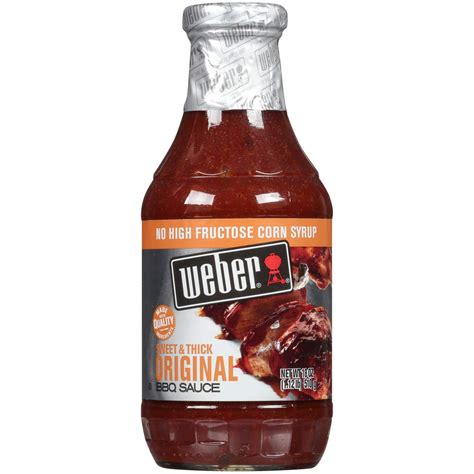 Weber Sweet & Thick Original BBQ Sauce